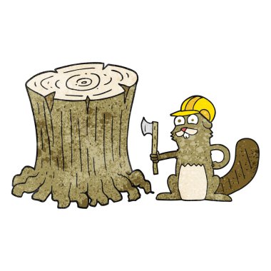 dokulu karikatür kunduz