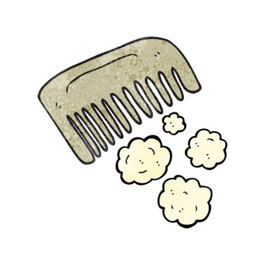 dokulu karikatür tarak