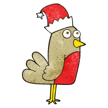 dokulu karikatür Noel robin