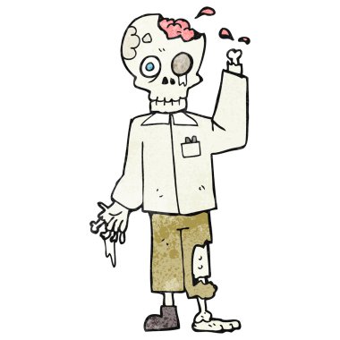dokulu çizgi film zombi