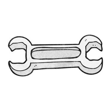 dokulu karikatür somun anahtarı