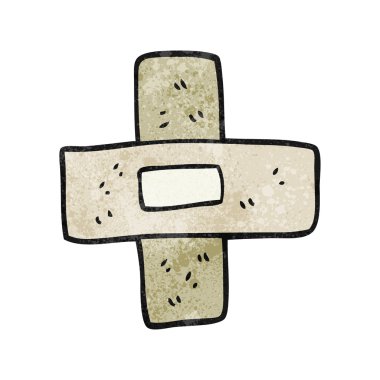 dokulu çizgi film yapıştırma alçı