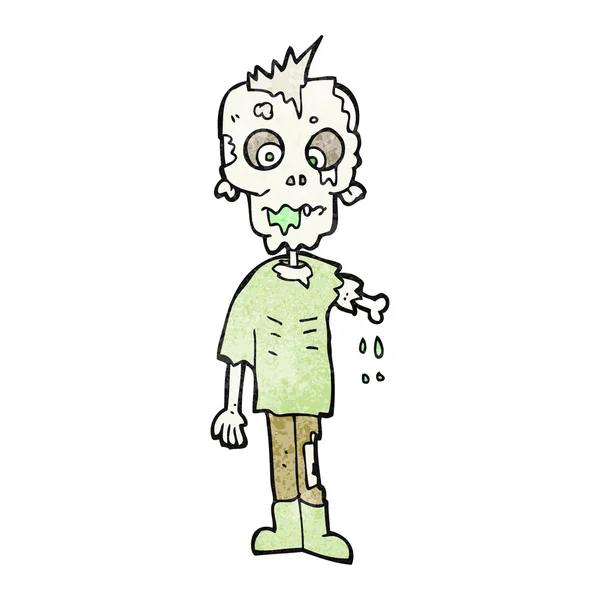 Getextureerde cartoon zombie — Stockvector