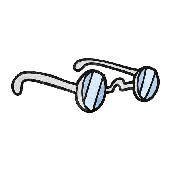 Textured cartoon spectacles — Stock Vector