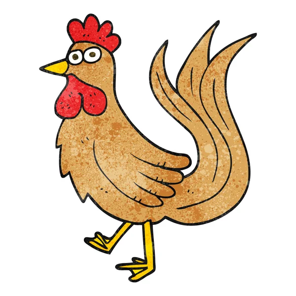 质感的卡通公鸡 — 图库矢量图片