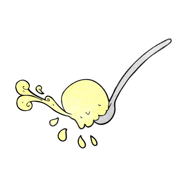 Getextureerde cartoon primeur voor icecream — Stockvector