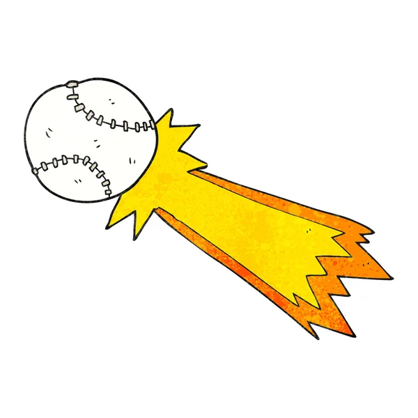 Μπάλα ελαστικοποιημένων κινούμενα σχέδια μπέιζμπολ — Διανυσματικό Αρχείο