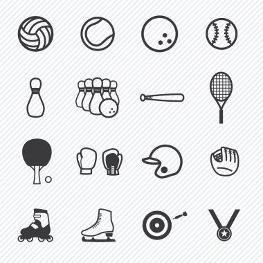 Spor simgeleri set.illustration eps10