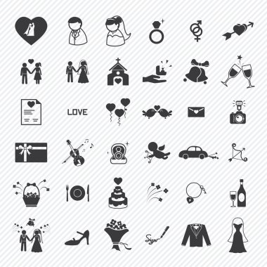 Download Wedding Icons Free Vector Eps Cdr Ai Svg Vector Illustration Graphic Art