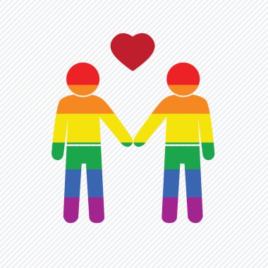 LGBT icons set. illustration eps10