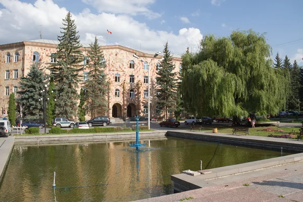 Centro Kirovakan e costruzione di munitsipaleteta (Vanadzor). Armenia — Foto Stock