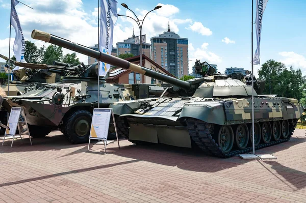 Tank 72Am Tank Oekraïense Modernisering Naar Versie 72Amt Internationale Tentoonstelling — Stockfoto