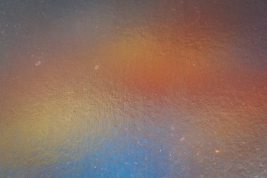 Soyut doku. Renkli tozlu gradyan dokusu. Karanlık arka plan. Seçici yumuşak odak