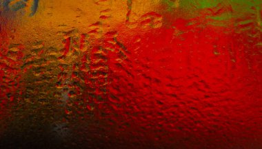 Islak doku. Gradyanı olan soyut makro doku. Koyu renkli arka plan. Yumuşak odak