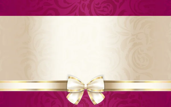 Çiçek desenli ve krem şerit ile lüks hediye sertifikası