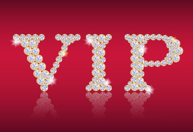 VIP etiketi elmas oluşan
