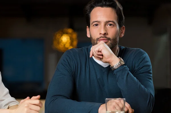 Portrait of satisfied man — Stock Photo, Image