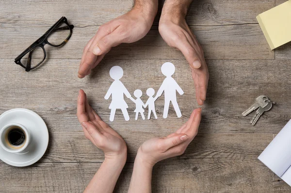 Family care protection — Stock Photo, Image