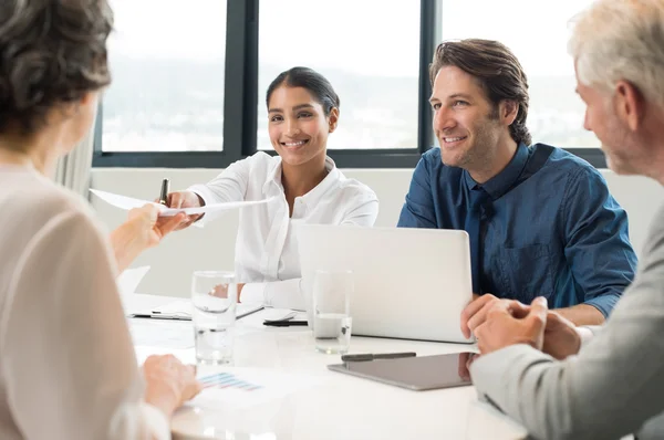 Business people in meeting — Stock Photo, Image