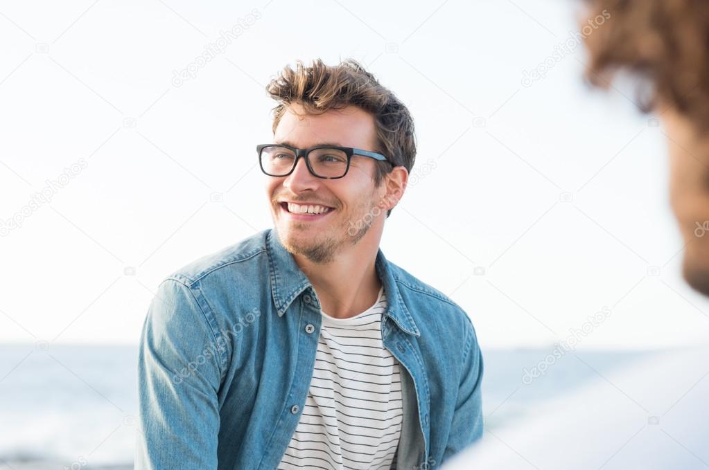 Carefree man outdoor Stock Photo by ©ridofranz 115814456