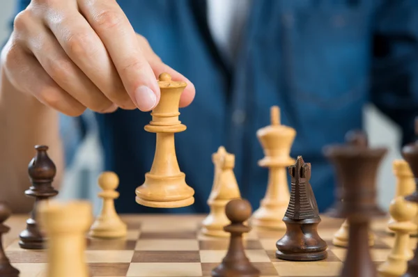 Strategická koncepce šachové hry — Stock fotografie