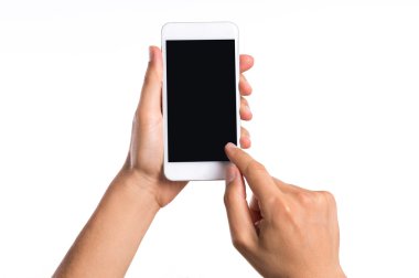 Akıllı telefon kullanan adam