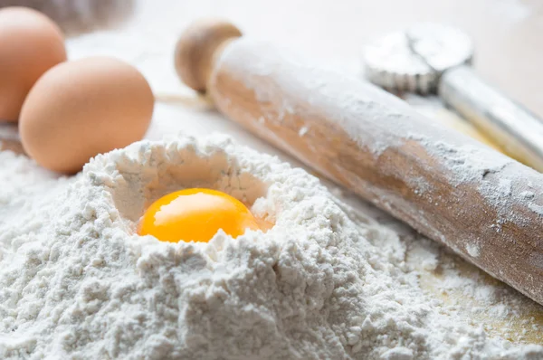 Recipe for homemade pasta — Stock Photo, Image