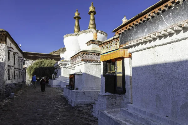 Shigatse Tibet Kina November 2019 Vid Baiju Templet Huvudtemplet Tashilhunpo — Stockfoto