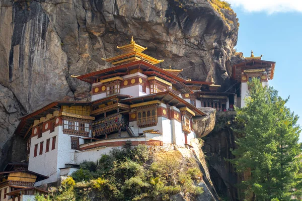 Tigerklostret Himalaya Bhutan Även Känd Som Taktsang Lhakhang Bhutaner Mest — Stockfoto