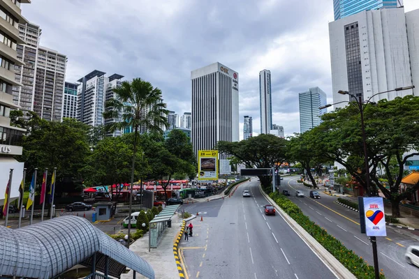 Kuala Lumpur Malaisie Janvier 2021 Vue Sur Rue Dans Centre — Photo