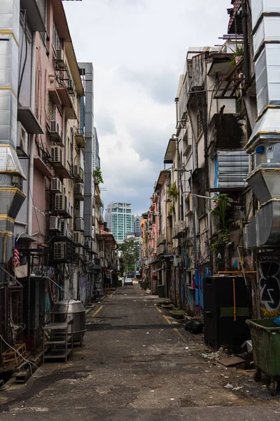 Kuala Lumpur Maleisië Oktober 2020 Smerige Stinkende Binnenwegen Van Kuala — Stockfoto