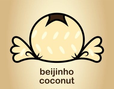 Pekin hindistan cevizi çikolatalı bonbon şekeri paket halinde.