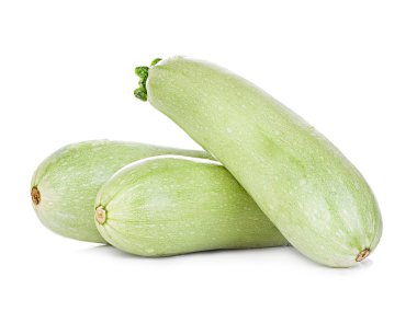 Fresh vegetable marrow isolated on white background. clipart