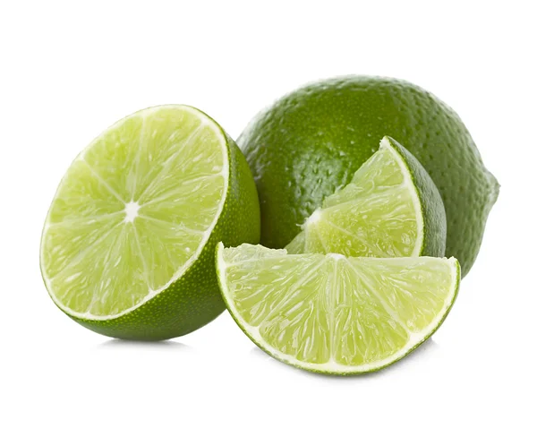 Lime isolated on white background — Stock Photo, Image