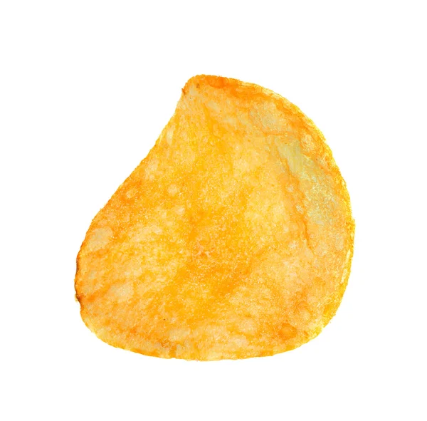 Potatis chips isolerad på vit bakgrund — Stockfoto