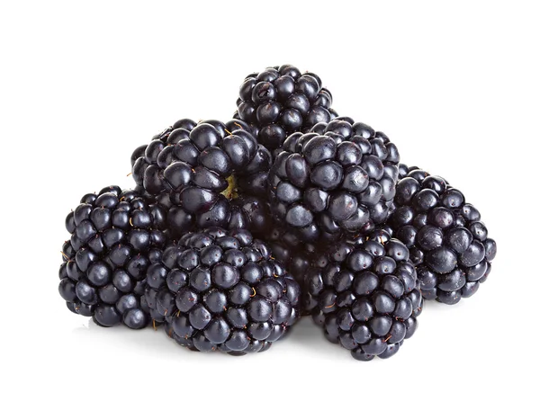 Blackberries isolated on white background. — Stock Photo, Image