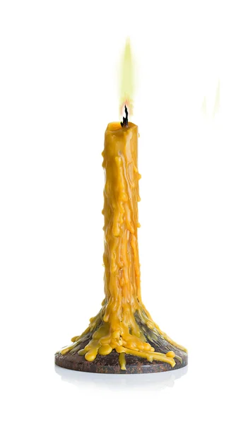 Wax candle — Stock Photo, Image