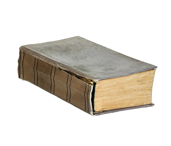 Old book isolated on white background — Stock Photo, Image