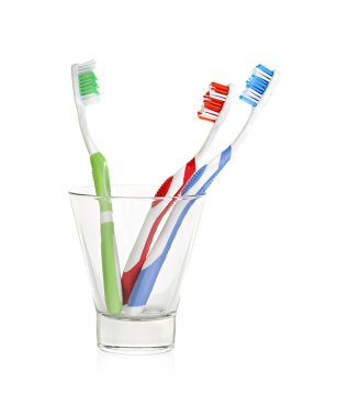 diş fırçası beyaz arkaplanda izole edildi