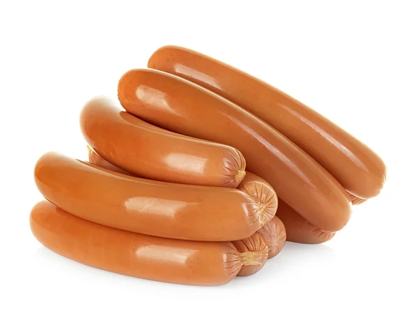 Sausages isolated on a white background — Stock Photo, Image