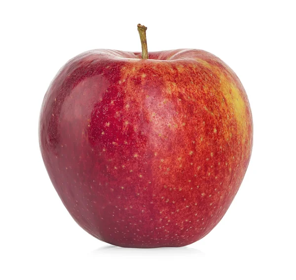 Manzana roja aislada sobre fondo blanco — Foto de Stock