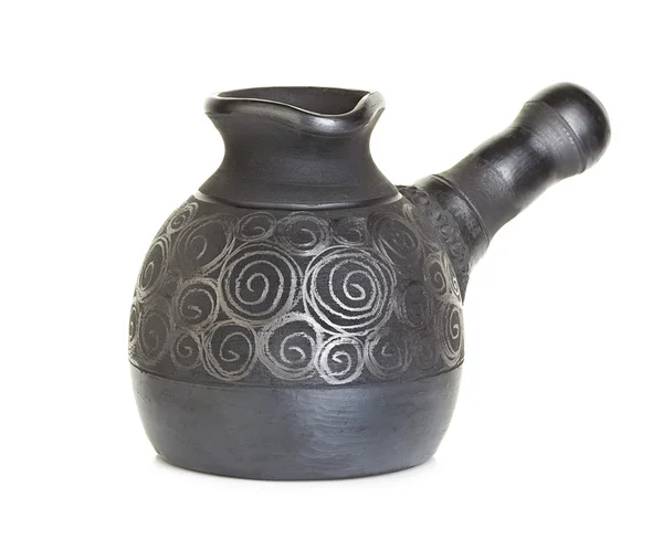 Ceramic, clay cezve — Stock Photo, Image