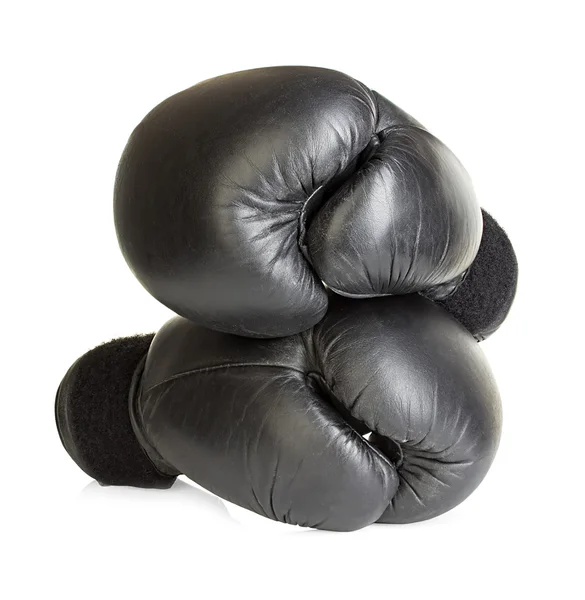 Luvas de boxe isoladas sobre fundo branco — Fotografia de Stock