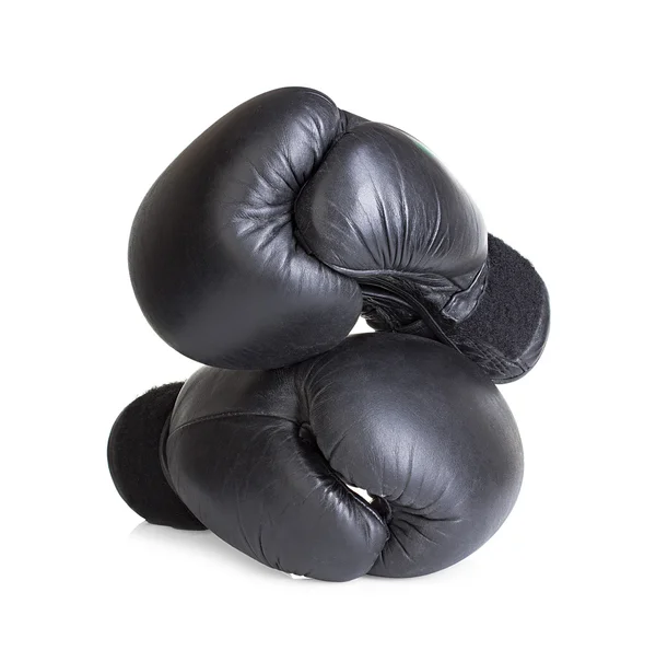 Luvas de boxe isoladas sobre fundo branco — Fotografia de Stock