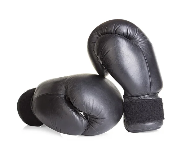 Luvas de boxe isoladas sobre fundo branco — Fotografia de Stock