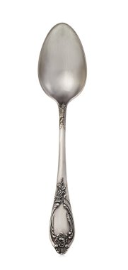 kaşık beyaz arkaplanda izole