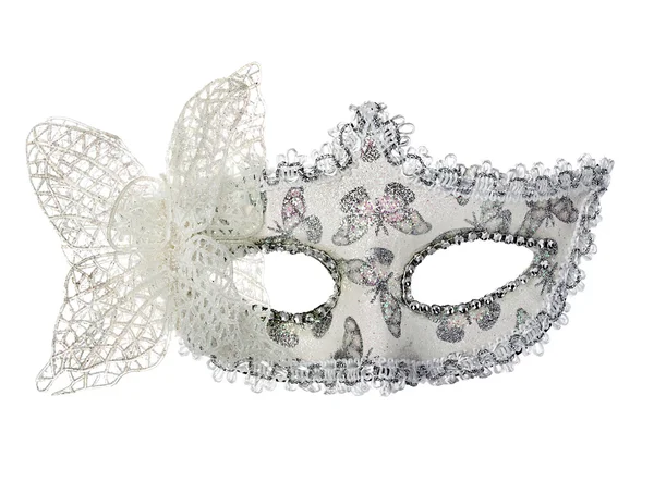 Karnaval maskesi. Beyaz arka plan üzerinde izole.