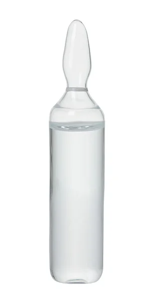Ampola, frasco isolado sobre fundo branco — Fotografia de Stock
