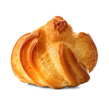 Eklerleri kek izole beyaz arka plan üzerinde