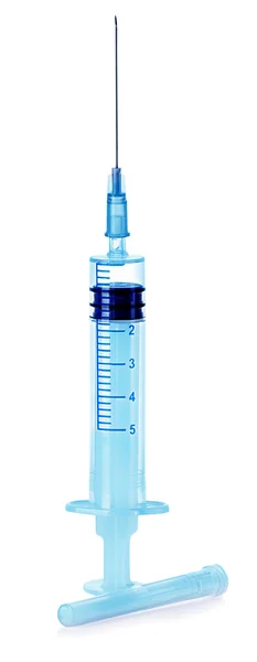 Medical syringe isolated — Stock Photo, Image